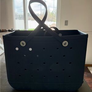 BOGG BAG Navy Blue Perforated Tote
